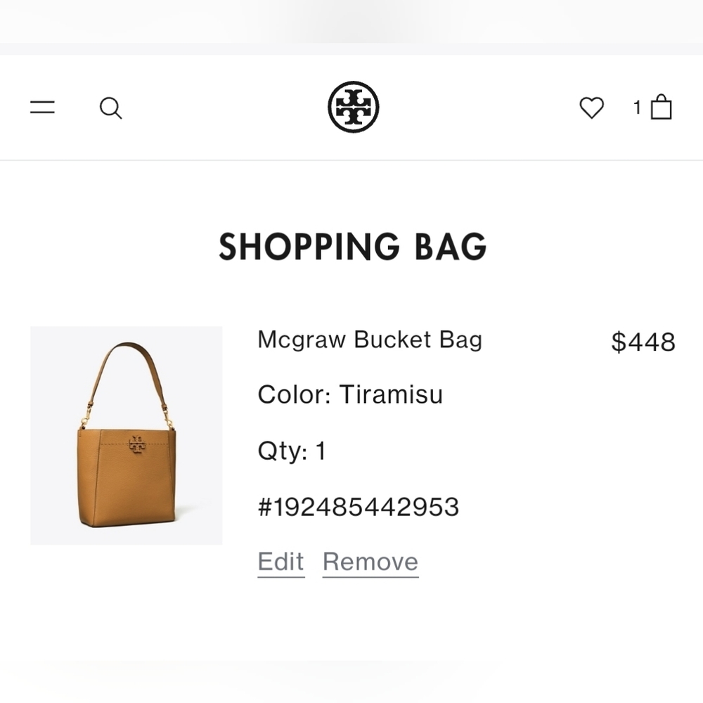 Tory Burch Bucket Bag & Quilted Fleming Soft Zip Continental Wallet (set)